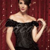 cod38 - Corset sexy com alças Preto