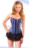 cod15 - Corset azul, vestido