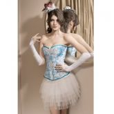 cod28 - Corset romantico azul claro