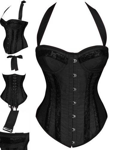 cod27 - Corset com 5 cores detalhes em Paête